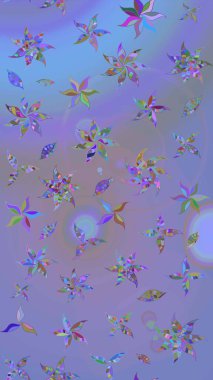 Çiçekli eskiz arkaplanı. Renkli Bahar Teması eskiz kalıbı. Düz Çiçek Elementleri Tasarımı. Çocuk stili.