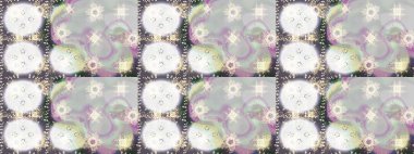 Raster Noel soyut renkli arka plan ve düşen kar tanesi. Noel süslemeleri ve Noel süslemeleri.