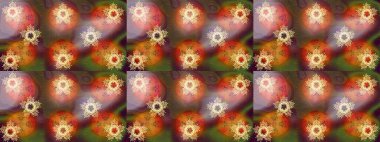 Şirin desen. Noel Kar Taneleri Arkaplanı. Raster Noel soyut renkli arka plan ve tatlı kar tanesi. Raster illüstrasyonu. Kar tanelerinin deseni.