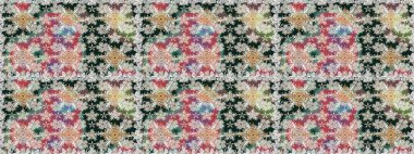 Yumuşak, bahar çiçekli arka plan. Çiçekli karalama şeklinde Raster çiçek deseni. Tarafsız renklerde çiçekler.