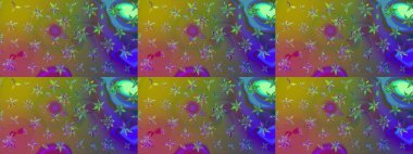 Nazik, narin çiçek arkaplanı. Yeşil renkli çiçekler. Raster çiçek desenli ve çiçekli..