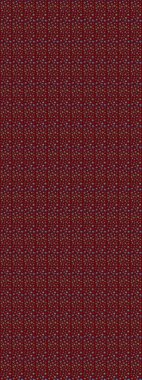 Çiçekli karalama şeklinde Raster çiçek deseni. Yumuşak, bahar çiçekli arka plan. Kırmızı renkte çiçekler.