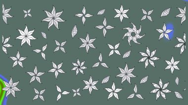 Raster düz çiçek çizim deseni. Tarafsız renklerde çiçekler. Tasarım hediye paketi, tebrik kartları, posterler ve afiş tasarımı.