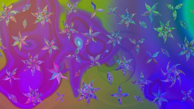 Özgürlük stili Millefleur 'lar. Taşralı şıklığı. Küçük yabani çiçeklerdeki halk modelini çiz. Tekstil, duvar kağıdı, kapaklar, yüzey, baskı, hediye paketi, hatıra defteri, dekupaj için çiçek çayırı arka planı.