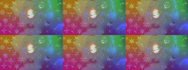 Yeşil renkli çiçekler. Raster illüstrasyonu. Düz Çiçek Elementleri Tasarımı. Renkli Bahar Teması eskiz kalıbı. Çiçekli çiçek deseni, suluboya..