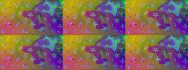 Of doodle elements. Hand drawn Raster illustration. Sketch flower pattern can be used for wallpaper, website background, wrapping paper, invitation, flyer, banner or website.