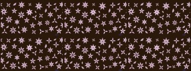 Modern, kahverengi raster arka plan duvar kâğıdı illüstrasyonu, klasik çizgili, desenli desenli çiçekler, çiçekli süsler. Çiçekli el çizimi çizimi deseni.