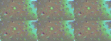 Yumuşak pamuk tasarımı. Paketleme, tekstil, duvar kâğıdı için çiçek eskizi. Klasik çiçek desenli. Yumuşak fayans. Raster taze dokusu.