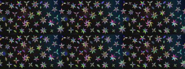 Çiçekli eskiz deseni. Suluboya çizimi. El çizimi. Gri renkli çiçekler.