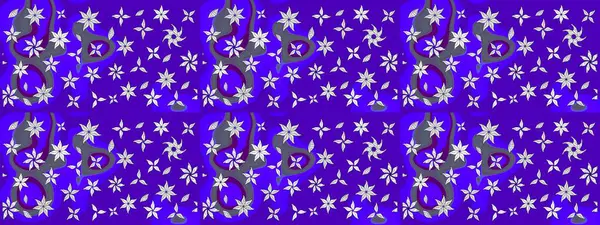 Suluboya etkisi. Raster deseni. Organik elementler. Botanik çizim deseni.