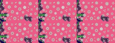 Anti-stres için soyut örnek sayfası. Raster illüstrasyonu. Pembe renklerde.