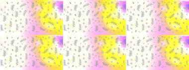 Güzel kumaş deseni. Raster suluboya çiçek deseni, narin çiçekler, nötr, sarı ve beyaz çiçekler, tebrik kartı şablonu.