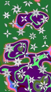 Tekstil, tebrik kartı, boyama kitabı, telefon kılıfı baskısı için kullanılabilir. Raster Henna dövme stili. Kızılderili desenli desenli desenli şal deseni. Etnik Mandala süsü.