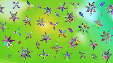 Nazik romantik baskı. Tatil havası. Bahar mevsimi. Raster güzel bir çiçek deseni çiziyor..