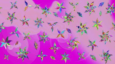 Tarafsız renklerde. Raster illüstrasyonu. Çiçek buketleriyle klasik tarzda eskiz deseni.