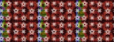 Raster illüstrasyonu. Kar tanelerinin soyut arkaplanlı Noel şablonu. Kahverengi, kırmızı ve nötr kar taneleri. Noel ve Yeni Yıl moda baskıları için tatil tasarımı.