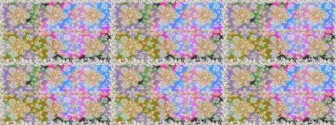 Kusursuz oryantal klasik altın desen. Tarafsız renklerde altın tekrarlayan elementler içeren Raster soyut arkaplanı.