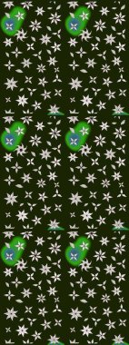 Çiçeğin suluboya çizimlerinin mükemmel deseni. Eski model. Raster illüstrasyonu. Moda baskısı. Suluboya çizim kalıbı. Dekorasyon ve tasarım için güzel desen.