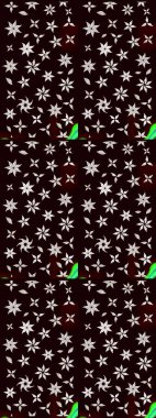 Eski usul küçük çiçekli şirin bir eskiz deseni. Kumaş, duvar kağıdı ve kağıt üzerine baskı yapmak için gelişen arka plan. Moda arka planında parlak buketler. Raster illüstrasyonu.