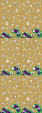 Çiçekli karalama şeklinde Raster çiçek deseni. Yumuşak, yaz çiçekli arka plan. Sarı renkte çiçekler.