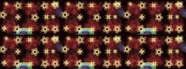 Kışın sembolü, mutlu noeller, mutlu yeni yıl kutlaması Raster illüstrasyonu. Kahverengi, siyah ve kırmızı renkler üzerine illüstrasyon. Basit bir kar tanesi. Soyut duvar kağıdı, ambalaj dekorasyonu.