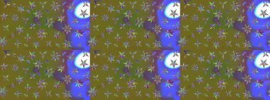 Tekstil veya kitap kapakları, imalat, duvar kağıtları, baskı, hediye paketi ve yapıştırma kitabı için çiçek eskizi geçmişi. Küçük çaplı çiçeklerdeki basit şirin desenler. Raster illüstrasyonu.