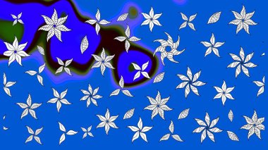 Yatak çarşafları, ceket, paket tasarımı, kumaş ve moda kavramları için tekstil baskısı. Çiçekleri, deniz kabukları, mandalaları ve suluboya efektleriyle donanma geçmişi. Çizim kalıbı etnik tasarım.