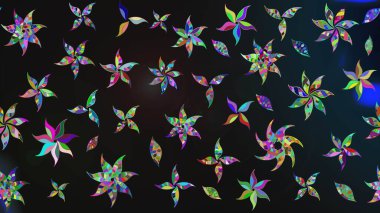 Renkli Bahar Teması eskiz kalıbı. Düz Çiçek Elementleri Tasarımı. Çiçekli eskiz arkaplanı. Çocuk stili.