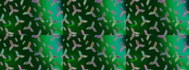 Son moda kar taneleri ve elementler onun kartlarını gösteriyor. Kar taneleri tasarımı. Retro stil dokusu, şablon kış elementleri. Modern tasarım posteri, kapak, kart tasarımı mavi, yeşil ve nötr renkler.