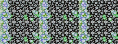 Arkaplan dokusu, duvar kağıdı, gri ve nötr renklerde çiçek teması. Kabile sanatı boho baskısı, klasik çiçek arkaplanı. Soyut etnik raster çizim kalıbı.