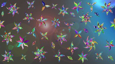 Organik elementler. Botanik çizim kalıbı. Suluboya etkisi. Raster deseni.