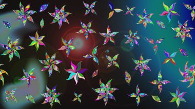 Suluboya desenli çiçek deseni. Dekorasyon ve tasarım için güzel bir desen. Çiçeğin suluboya çizimlerinin mükemmel deseni. Moda baskısı. Ayarlanmış.