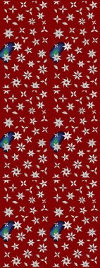 Tatil havası. Raster güzel bir çiçek deseni çizmiş. Bahar mevsimi. Nazik romantik baskı.