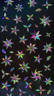 Küçük çaplı çiçeklerdeki basit şirin desenler. Tekstil veya kitap kapakları, imalat, duvar kağıtları, baskı, hediye paketi ve yapıştırma kitabı için çiçek eskizi geçmişi. Raster illüstrasyonu.