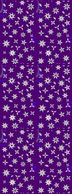 Modern, menekşe rengi ve nötr raster arka plan duvar kâğıdı çizgisi, desenli desenli desenli çiçekler, çiçekli süsler. Çiçekli el çizimi çizimi deseni.