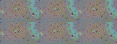 Eskiz arkaplan modeli. Vadinin gri ve bej renkli çiçekleri. Suluboya, elle çizilmiş. Raster - stok.