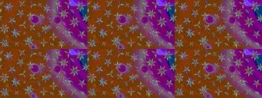 Küçük çaplı çiçeklerdeki basit şirin desenler. Tekstil veya kitap kapakları, imalat, duvar kağıtları, baskı, hediye paketi ve yapıştırma kitabı için çiçek eskizi geçmişi. Raster illüstrasyonu.