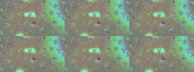 Çiçekli çiçek deseni, suluboya. Raster deseni. Küçük çiçekte güzel bir çiçek deseni..