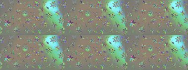 Çiçekli çiçek deseni, suluboya. Raster deseni. Süslü kumaş deseni.