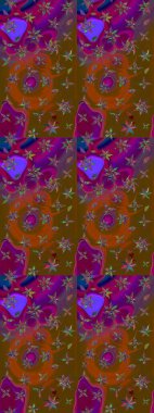 Beautiful watercolor Bouquet of summer flowers sketch pattern. Nice fabric pattern.