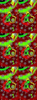 Raster Hip kumaş deseni. Eskiz Vintage Çiçek Deseni.