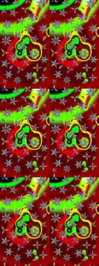 Raster Hip kumaş deseni. Eskiz Vintage Çiçek Deseni.