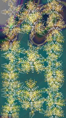 Düz kar karalama ikonları, kar taneleri silueti mavi, yeşil ve noel afişi için nötr renkler, kartlar. Yeni yıl kar tanesi. Güzel soyut kar taneleri raster tasarımı..