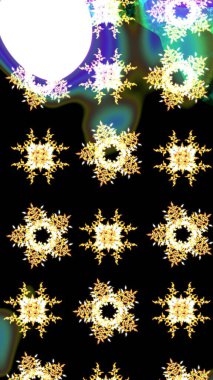 Snowflakes desen. Arka plan üzerinde izole soyut kar taneleri ile düz tasarım. Kar taneleri arka plan. Kar tanesi süs desen. Raster illüstrasyon.