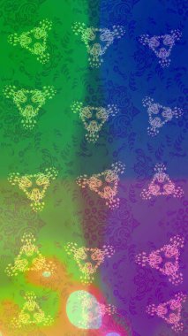 Karla süslenmiş Noel kar taneleri. Noel şenliği geçmişi. Raster illüstrasyonu.