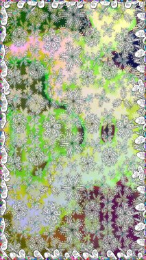 Sabıka fotoğraflarında, bebek kıyafetlerinde, duvar kâğıtlarında, paket kutularında falan kullanılabilir. Zarif, parlak ve kusursuz nötr çiçek desenli tasarım. Raster..