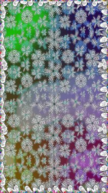 Patlayan çiçekler soyut olarak yerleştirilmiş. Gri renklerde bahar çiçekleri. Raster deseni. Raster illüstrasyonu.