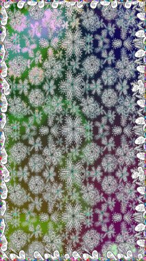 Duvar kağıdı, web sitesi arka planı, ambalaj kağıdı, davetiye, broşür, afiş veya web sitesi için kusursuz çiçek deseni kullanılabilir. Karalama elementleri. El çizimi Raster illüstrasyonu.