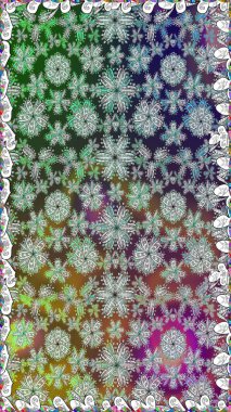 Kusursuz Renksiz Bahar Temalı Kusursuz Arkaplan. Gri renkli çiçekler. Sevimli çiçek raster deseni. Düz Çiçek Elementleri Tasarımı.