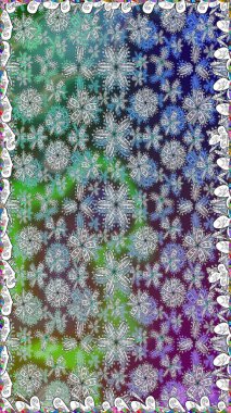 Nazik, narin çiçek arkaplanı. Çiçekli karalama şeklinde Raster çiçek deseni. Gri renkli çiçekler.